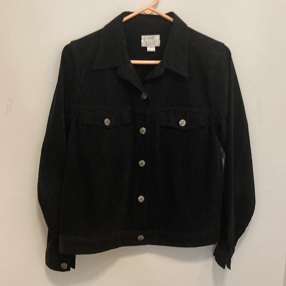 Black button up jacket - Picture 1 of 4